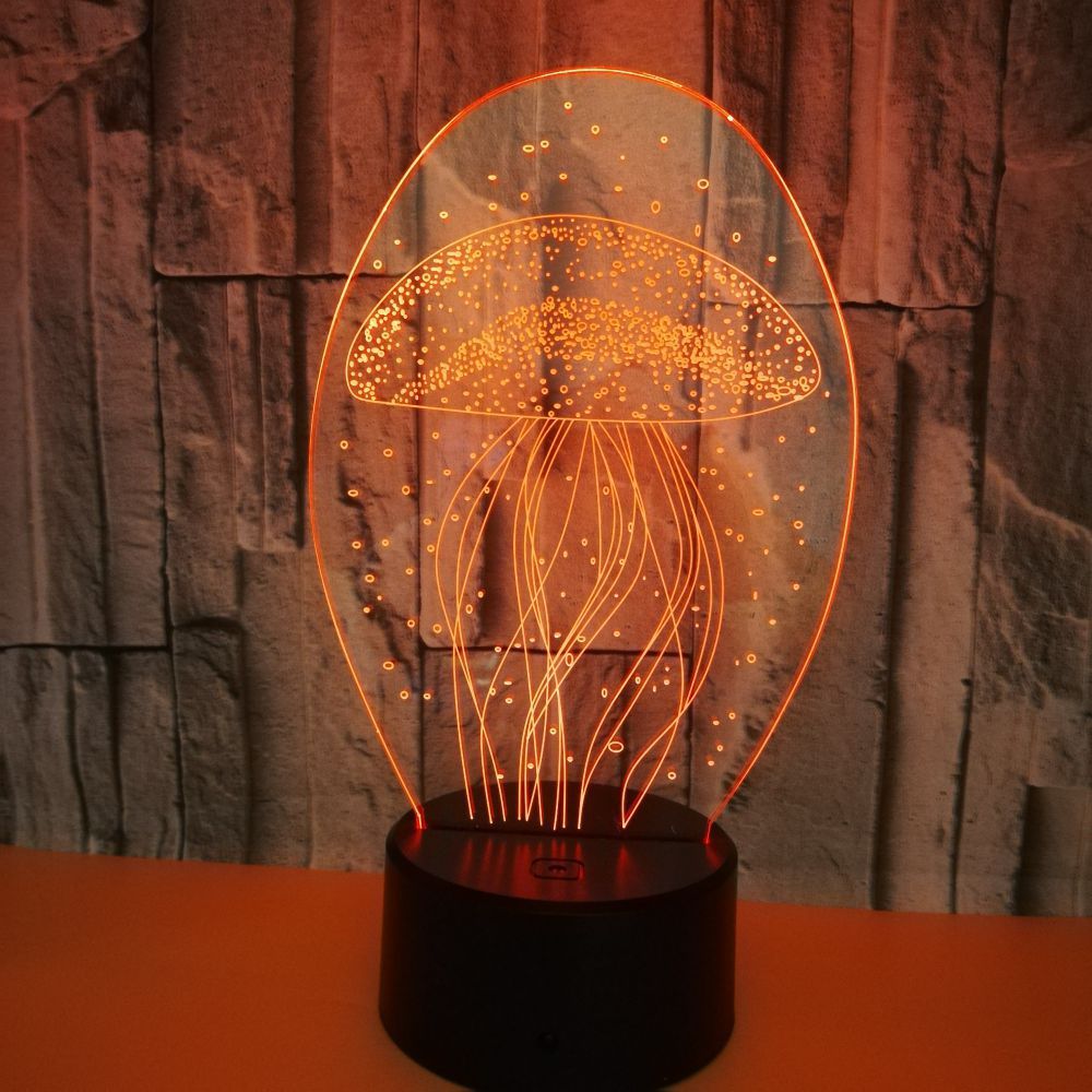 3D Jellyfish Night Light