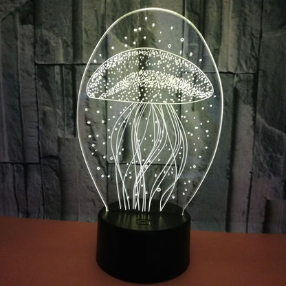 3D Jellyfish Night Light