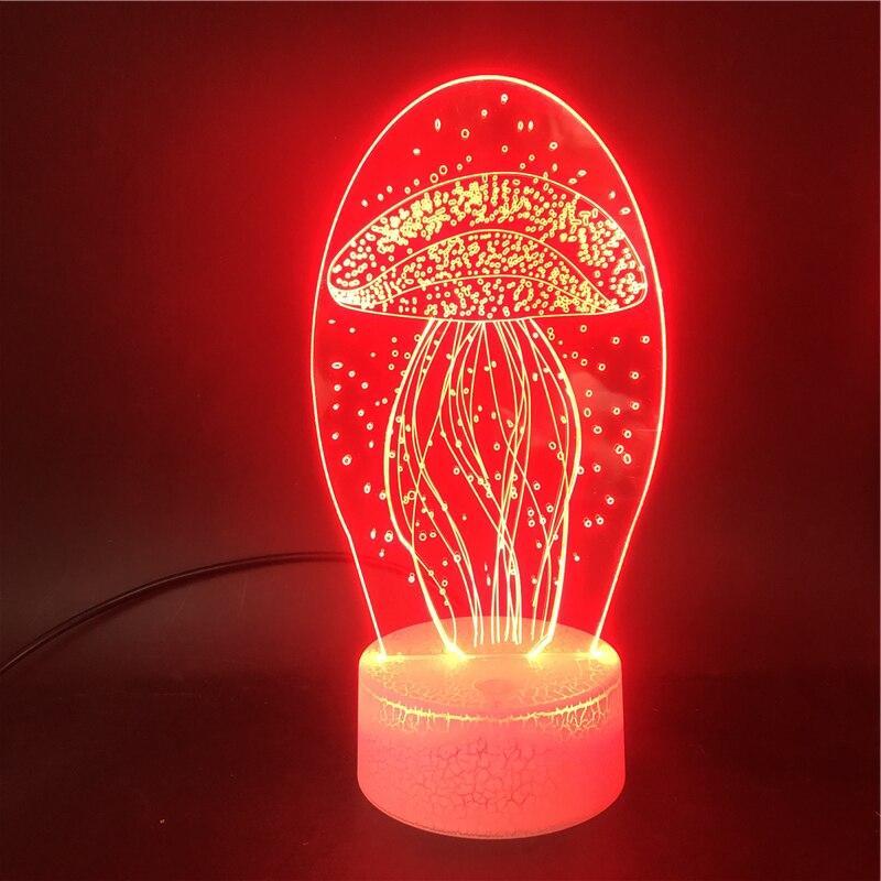 3D Jellyfish Night Light