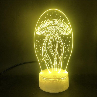 3D Jellyfish Night Light