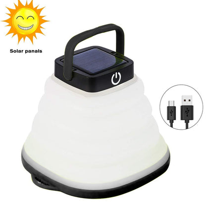 Collapsible Camping Light IP68 Waterproof Solar Foldable Lantern