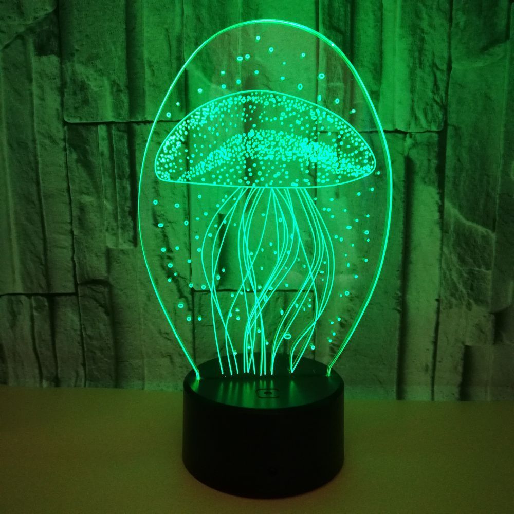 3D Jellyfish Night Light