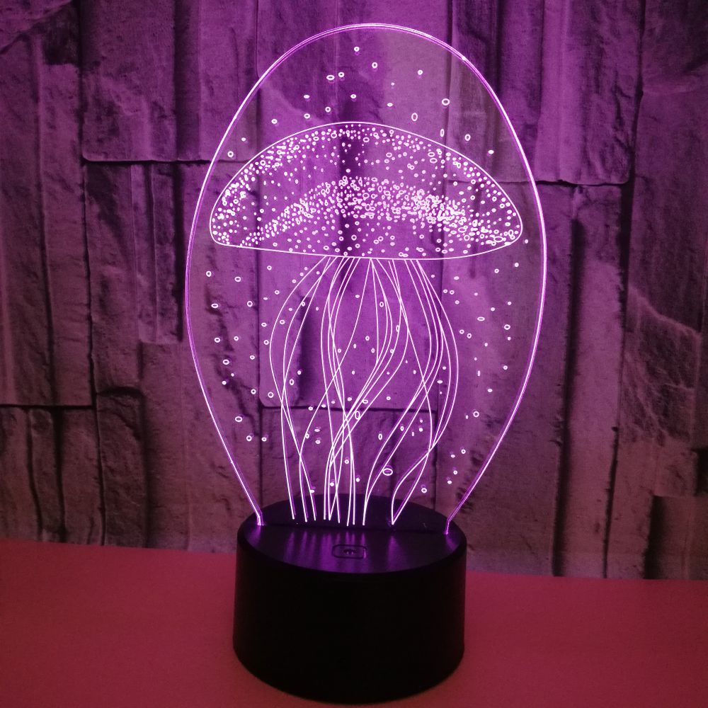 3D Jellyfish Night Light