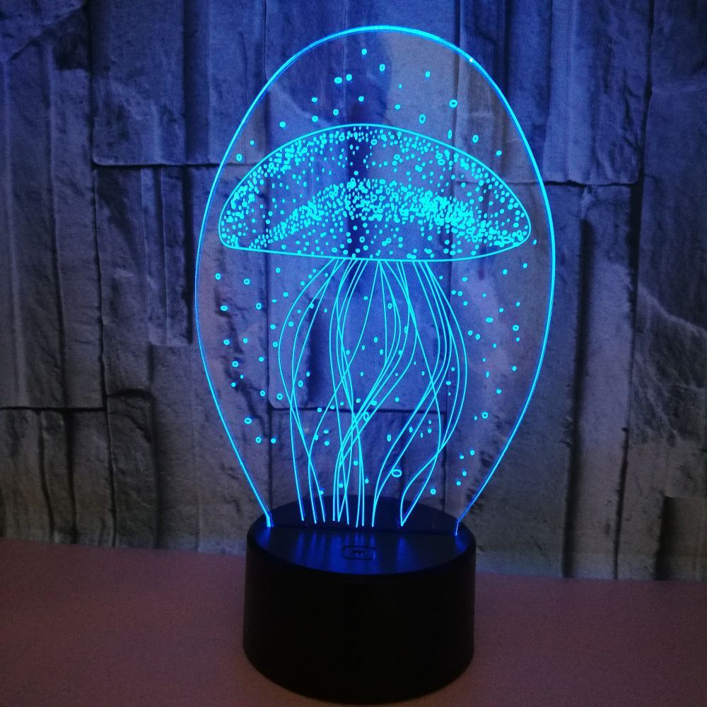 3D Jellyfish Night Light