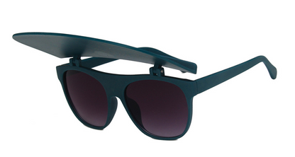 Hat Style Dual-purpose Flip-up Sunglasses