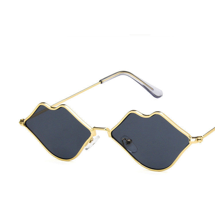 Trendy Lip Frame Sunglasses