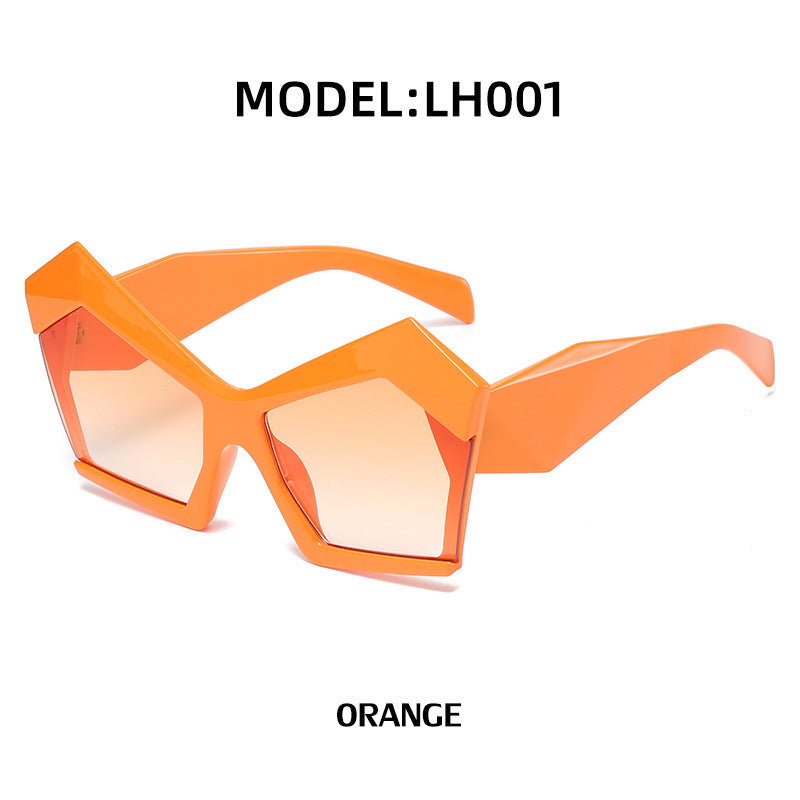 Fashion Street Shooting Polygonal Sunglasses