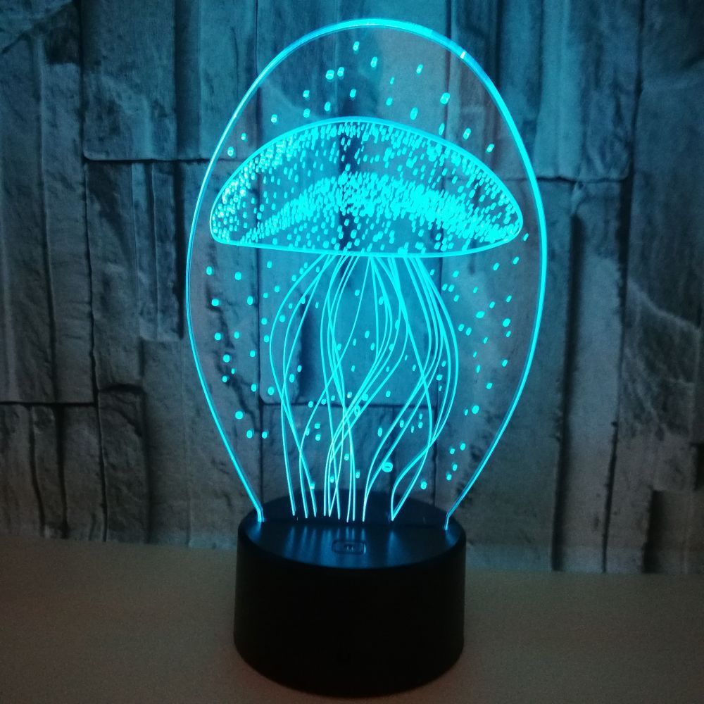 3D Jellyfish Night Light