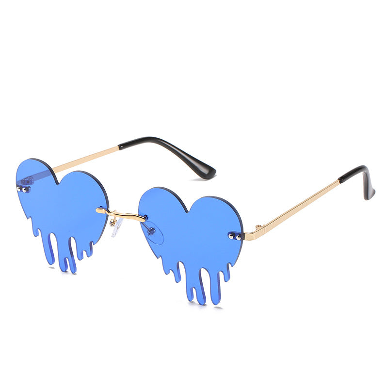 Rimless Love Tears Sunglasses