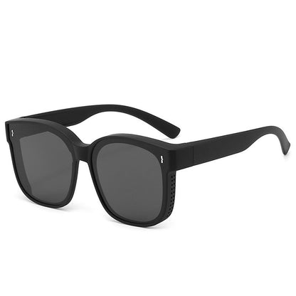 Polarized Light One Mirror Dual Use Anti Glare Trendy Sunglasses