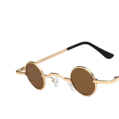 Retro Round Frame Sunglasses