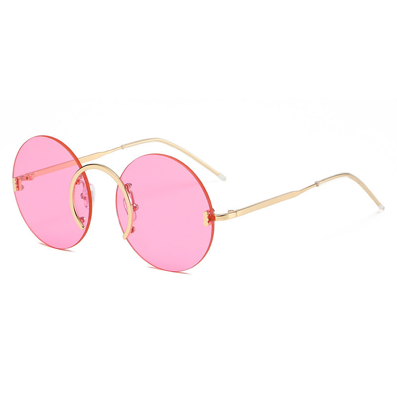 Fashion Round Frame Glasses