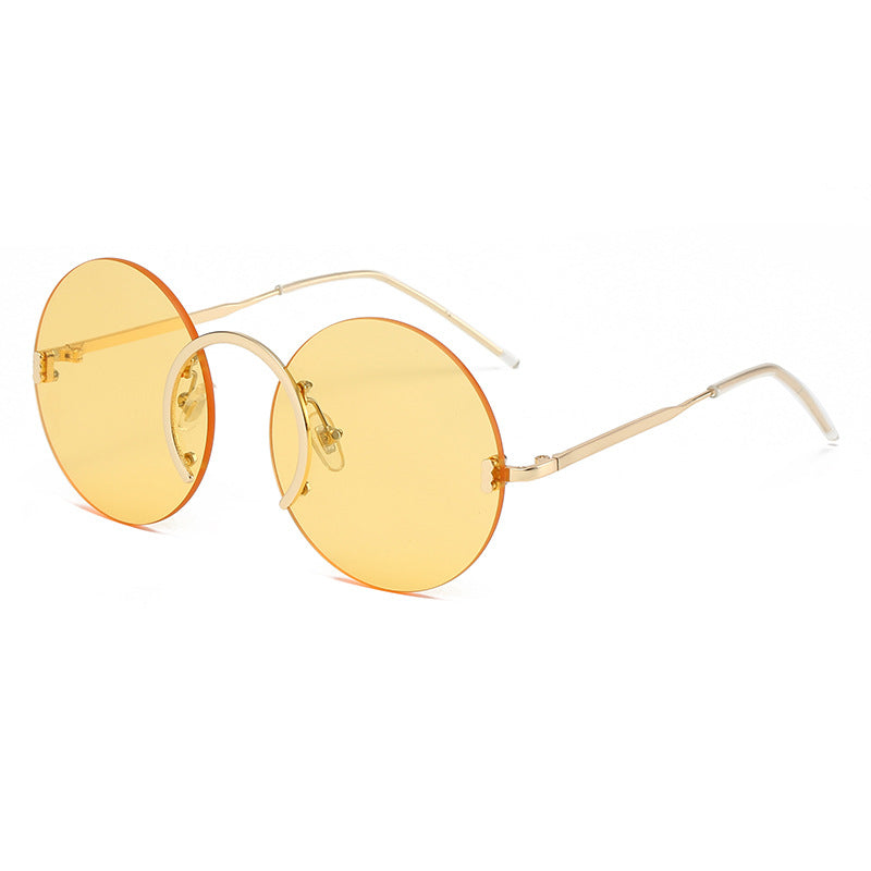 Fashion Round Frame Glasses