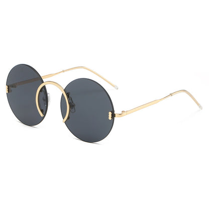 Fashion Round Frame Glasses