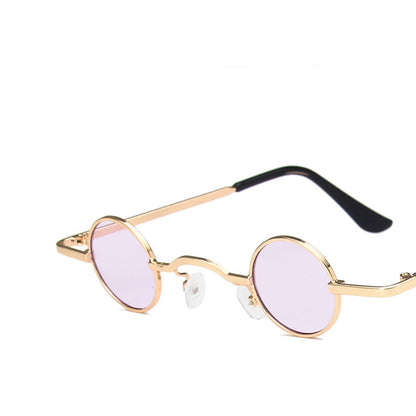 Retro Round Frame Sunglasses