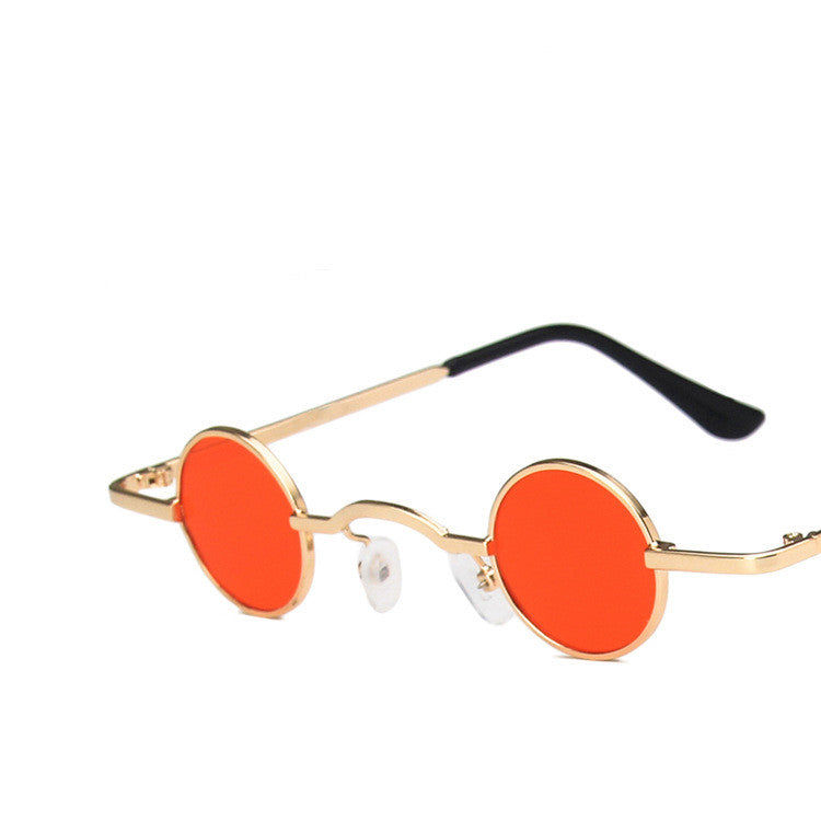 Retro Round Frame Sunglasses