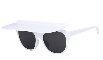 Hat Style Dual-purpose Flip-up Sunglasses