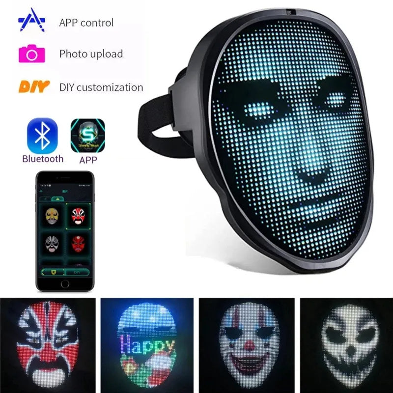 LED Luminous Face Mask