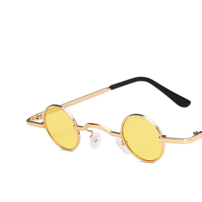 Retro Round Frame Sunglasses